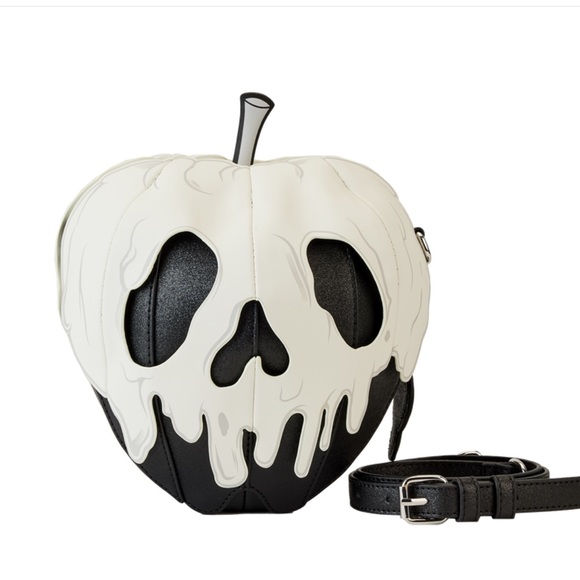 New Stitch Shoppe Disney Evil Queen Poison Apple Glow in the Dark Crossbody Bag - Picture 6 of 12